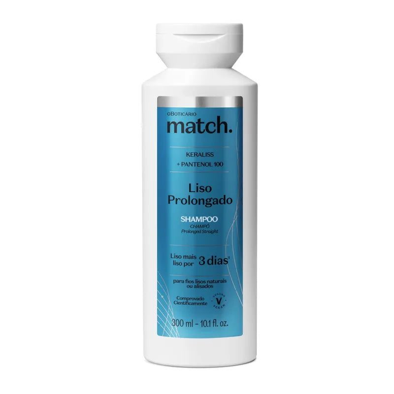 Shampoo Match Liso by Boticário, 300ml