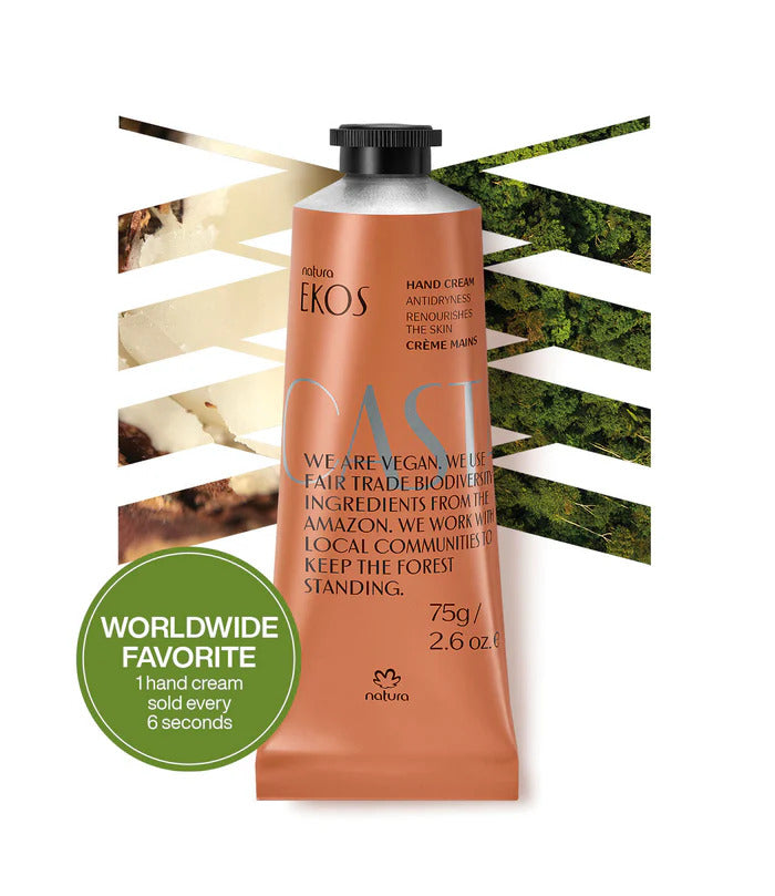 Creme Hidratante para mãos Ekos Castanha Natura, 75g