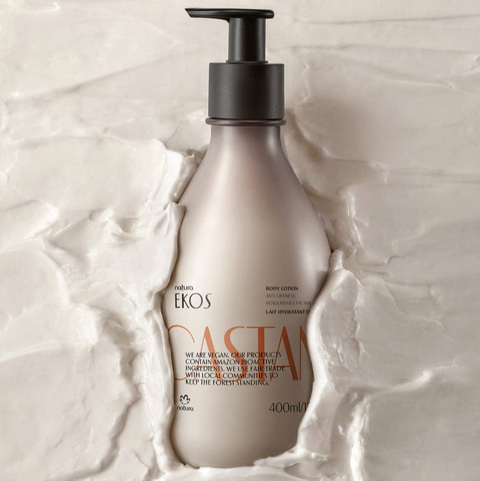 Loção Hidratante corporal Ekos Castanha Natura, 400ml