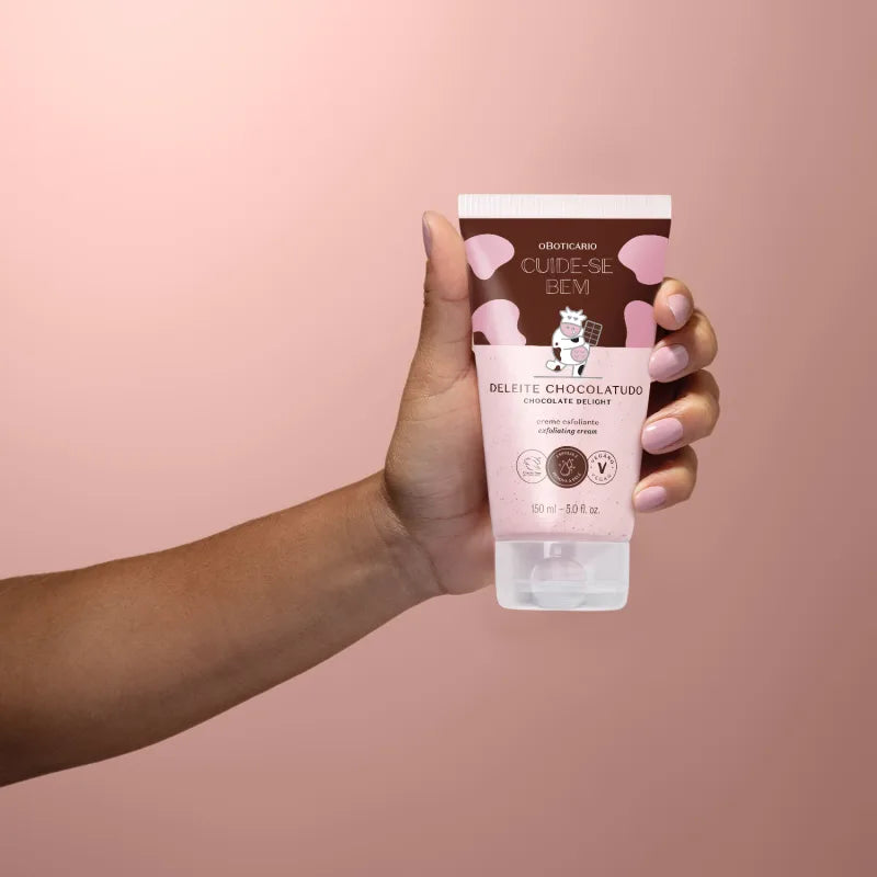 Creme Esfoliante corporal Chocolatudo Cuide-se Bem by Boticário, 150ml
