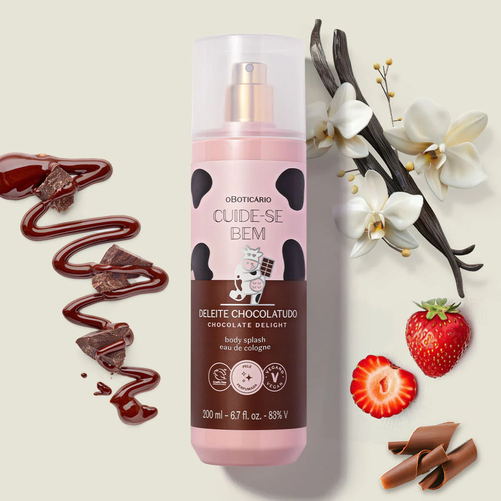 Body Splash Chocolatudo Cuide-se Bem by Boticário, 200ml