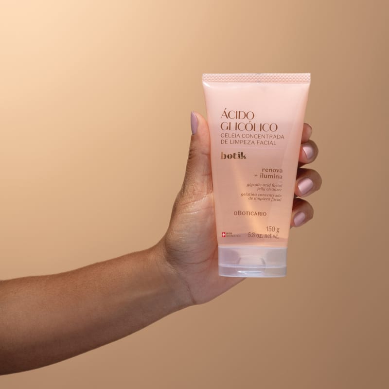 Geleia Concentrada de Limpeza Facial Ácido Glicólico Botik, 150g