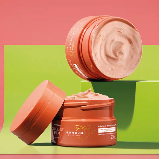Máscara de Bumbum de Pêssego Cuide-se Bem by Boticário, 230g
