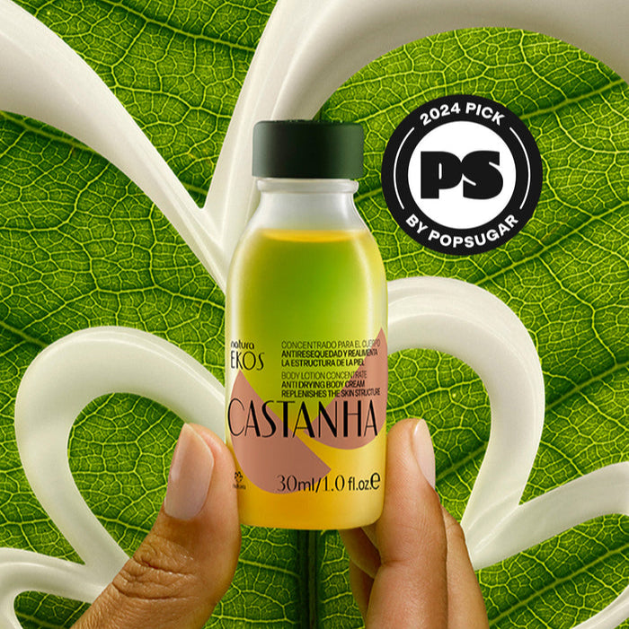 Kit Loção Hidratante corporal concentrada Ekos Castanha Natura