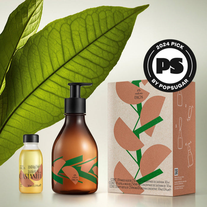 Kit Loção Hidratante corporal concentrada Ekos Castanha Natura