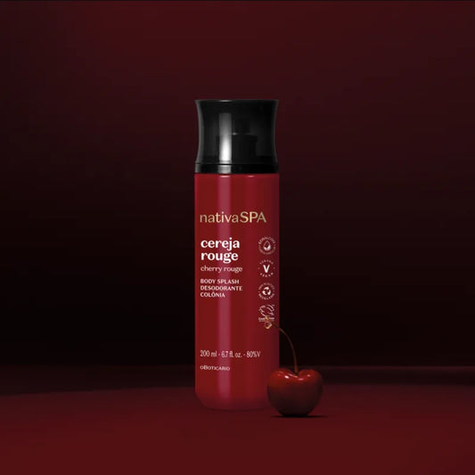 Body Splash Cereja Rouge Nativa Spa, 200ml