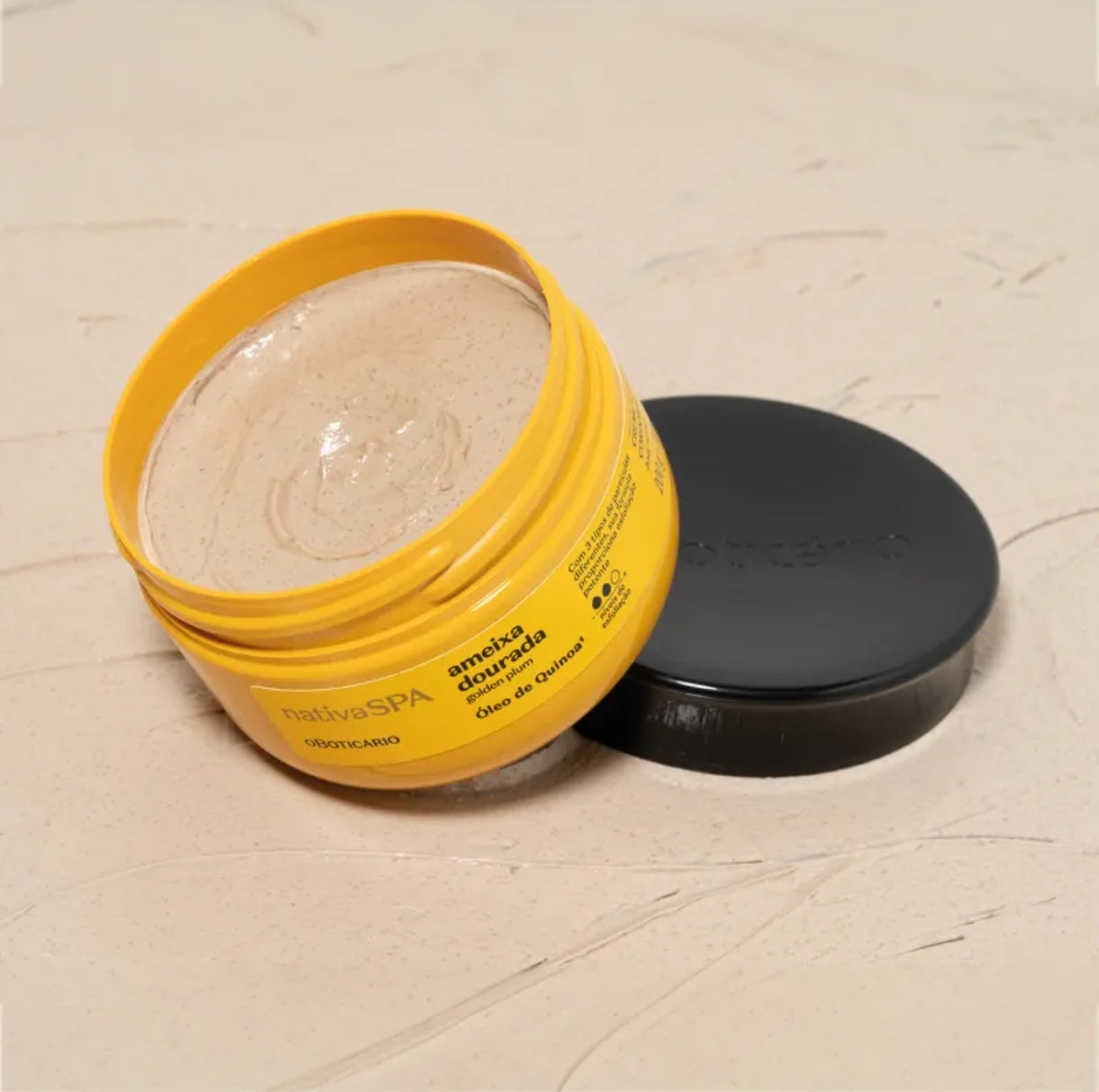 Açucar Esfoliante corporal Ameixa Dourada Nativa Spa, 200g