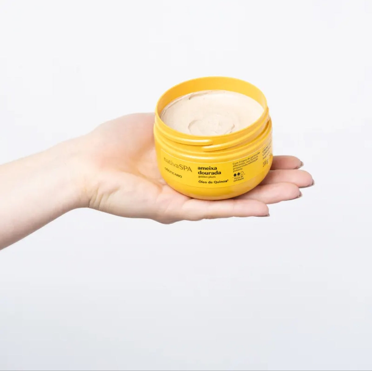 Açucar Esfoliante corporal Ameixa Dourada Nativa Spa, 200g