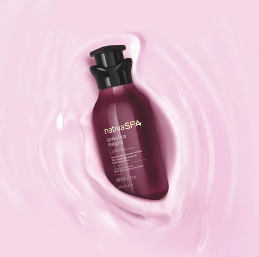 Loção Hidratante corporal Ameixa Negra Nativa Spa by Boticário, 400ml