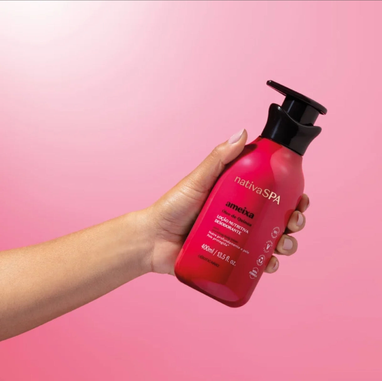 Loção Hidratante corporal Ameixa Nativa Spa, 400ml