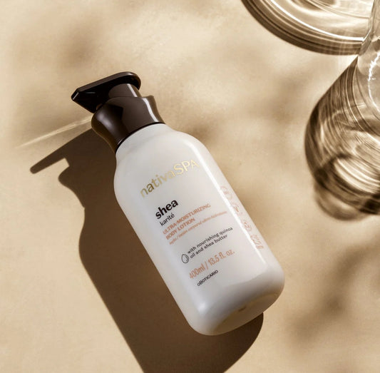 Loção Hidratante corporal Karité Nativa Spa, 400ml