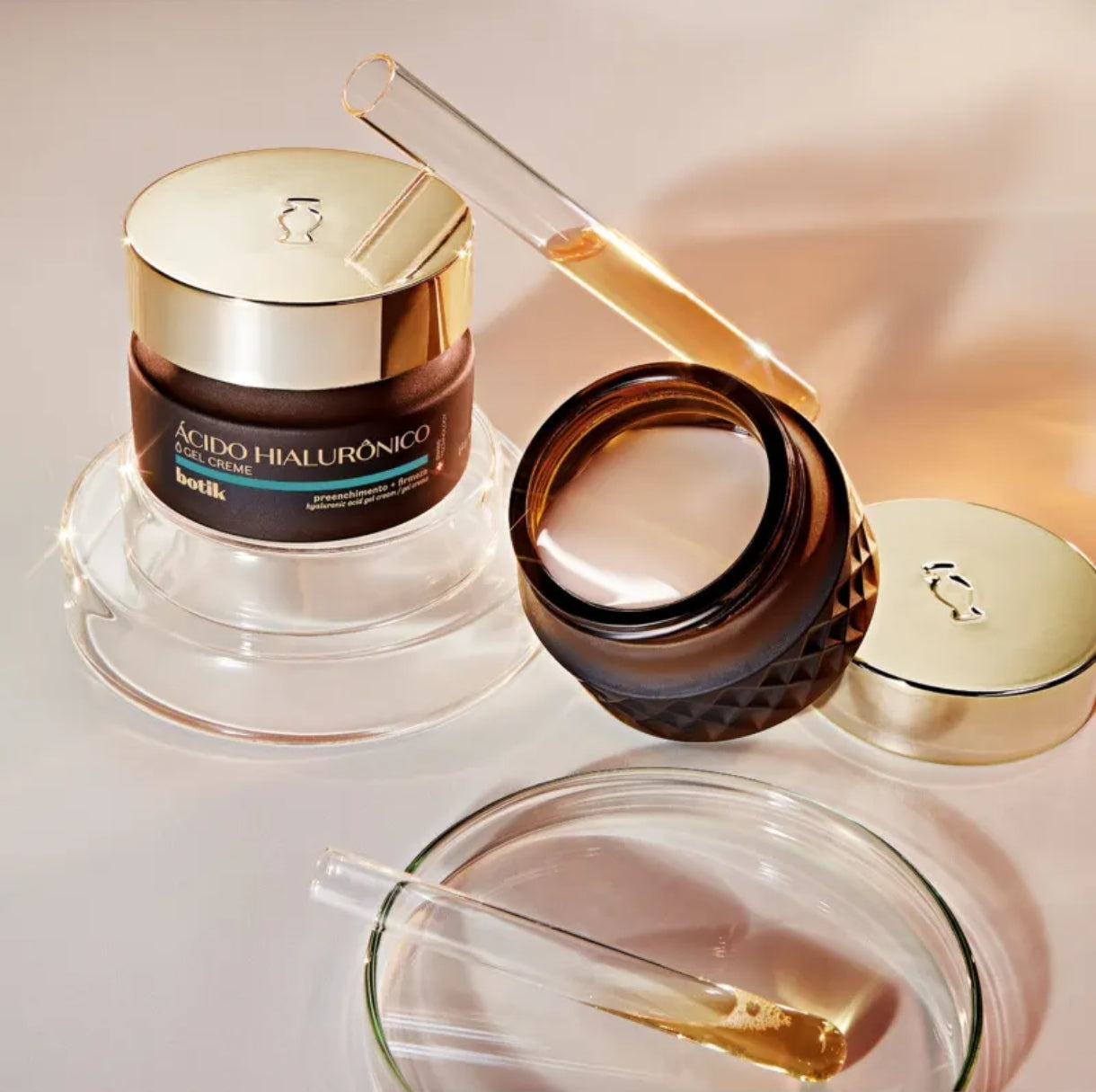 Gel Creme Facial Firmador com Ácido Hialurónico Botik, 40g