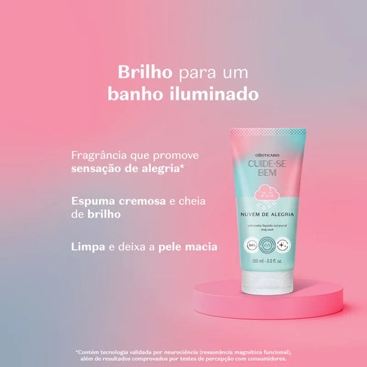 Sabonete Líquido corporal Nuvem de Alegria Cuide-se Bem by Boticário, 150ml