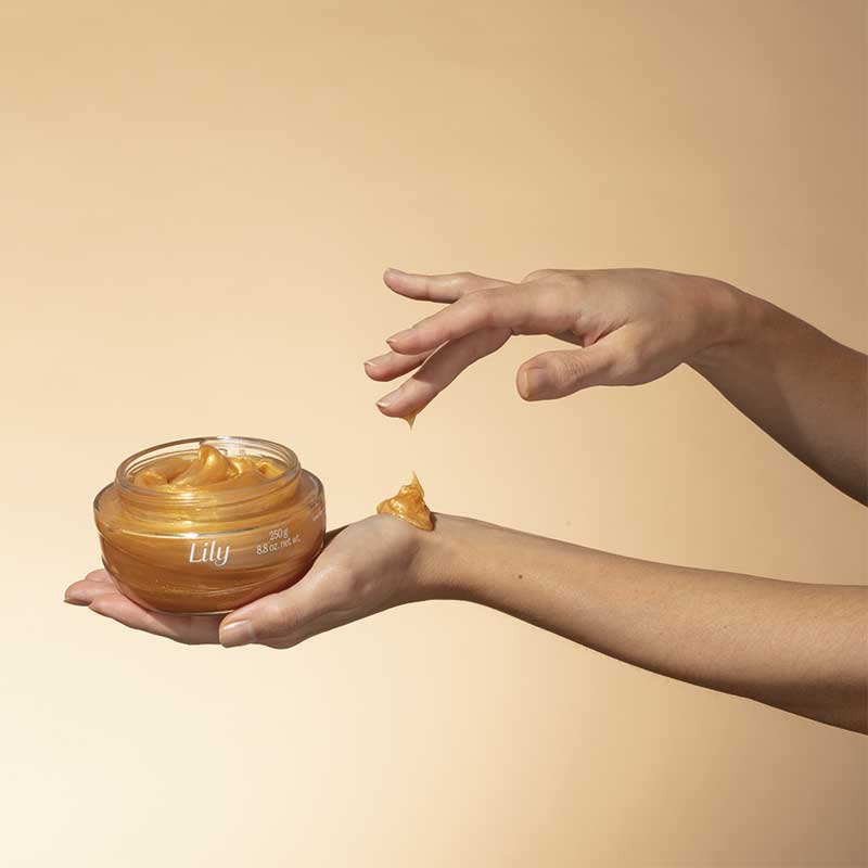 Geleia Glow Iluminadora corporal Lily, 250g