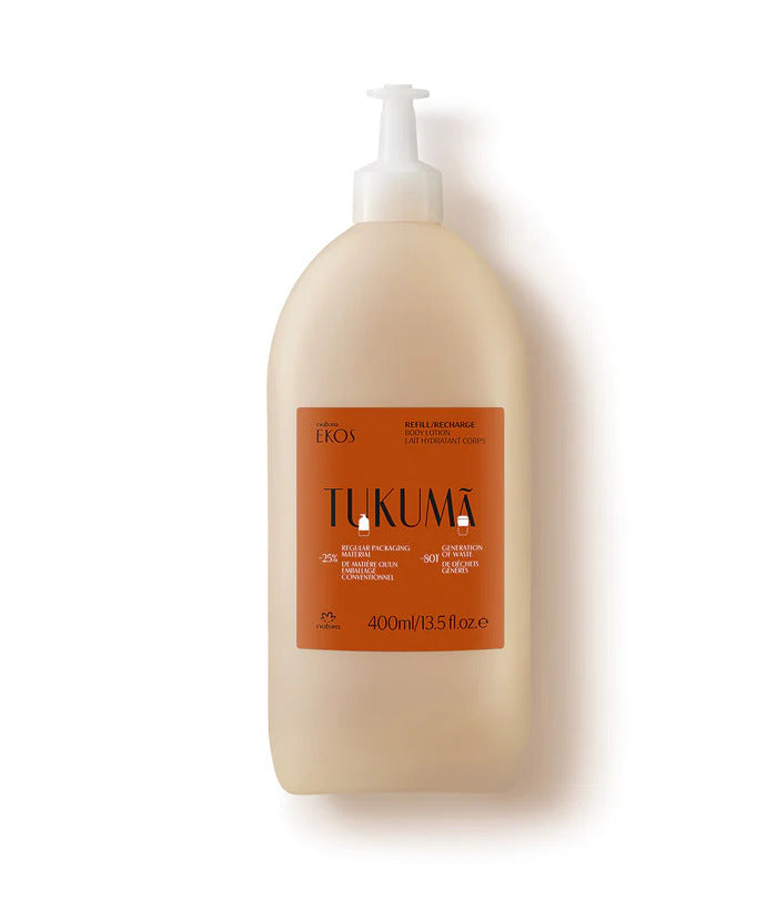 Refil Loção Hidratante corporal Tukumã Ekos, 400 ml