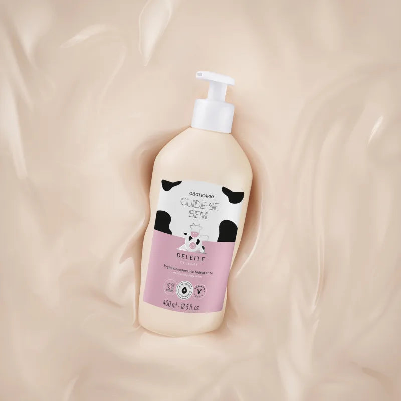 Loção Hidratante corporal Deleite Cuide-se Bem by Boticário, 400ml