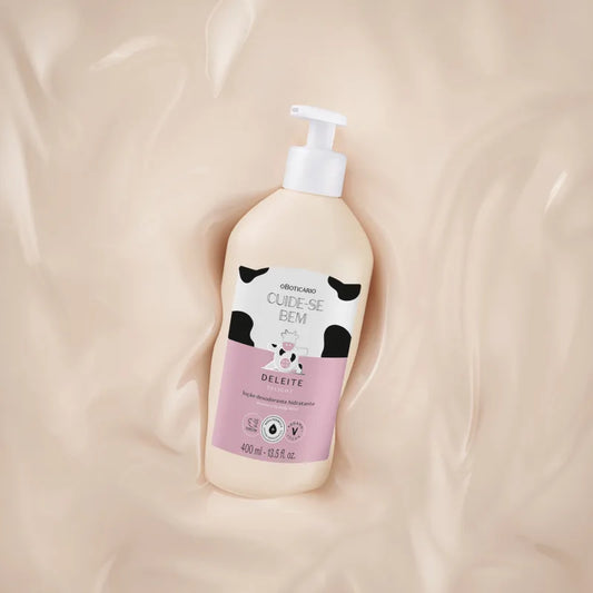 Loção Hidratante corporal Deleite Cuide-se Bem by Boticário, 400ml
