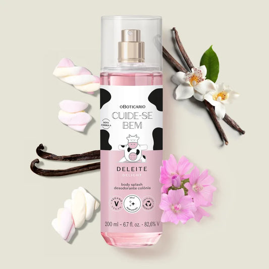 Body Splash Deleite Cuide-se Bem by Boticário, 200ml