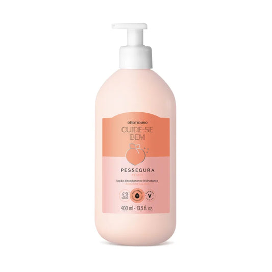 Loção Hidratante corporal Pessegura Cuide-se Bem by Boticário, 400ml