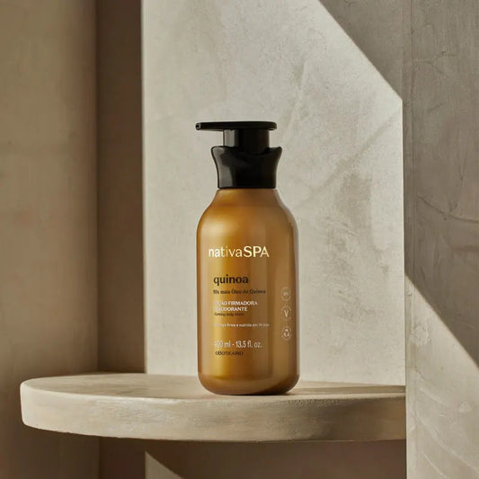 Loção hidratante corporal Firmadora Quinoa Nativa Spa, 400 ml