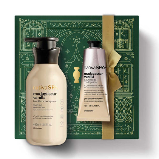 Coffret 3 Baunilha de Madagáscar Nativa Spa by Boticário