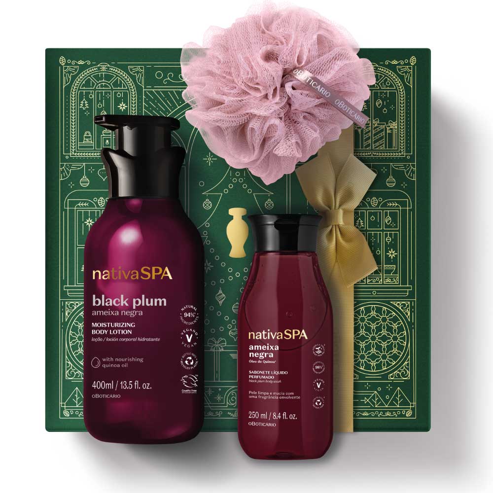 Coffret 3 Ameixa Negra Nativa Spa by Boticário