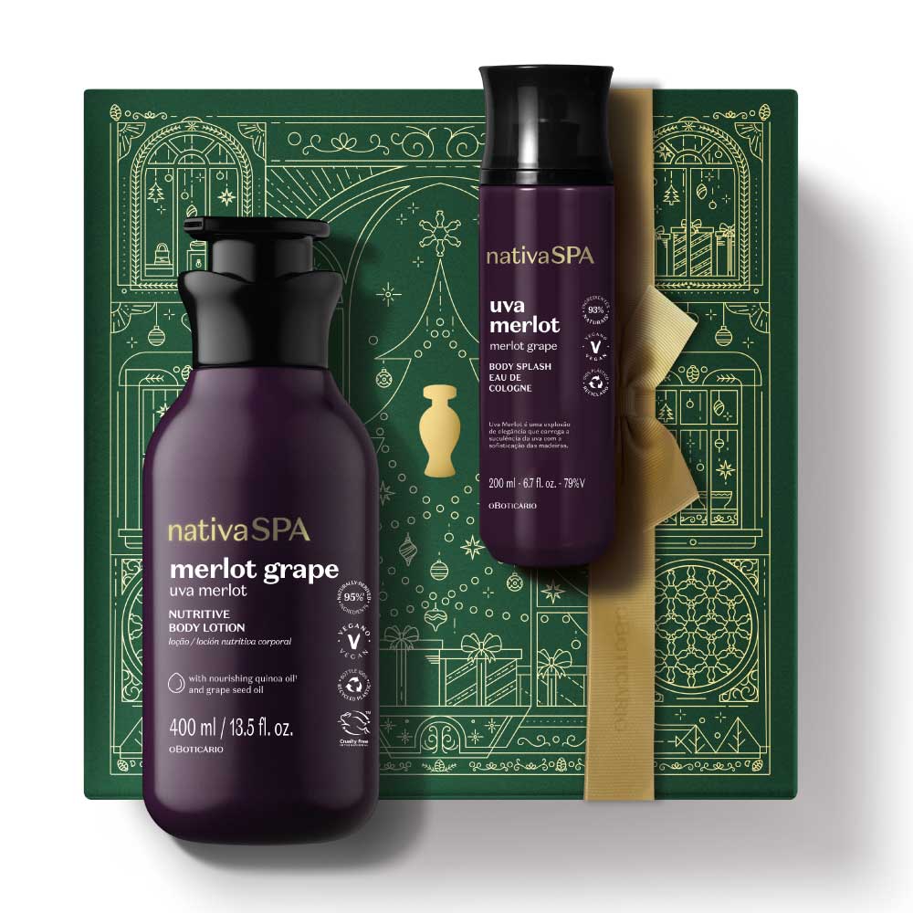 Coffret Merlot Grape Nativa Spa by Boticário