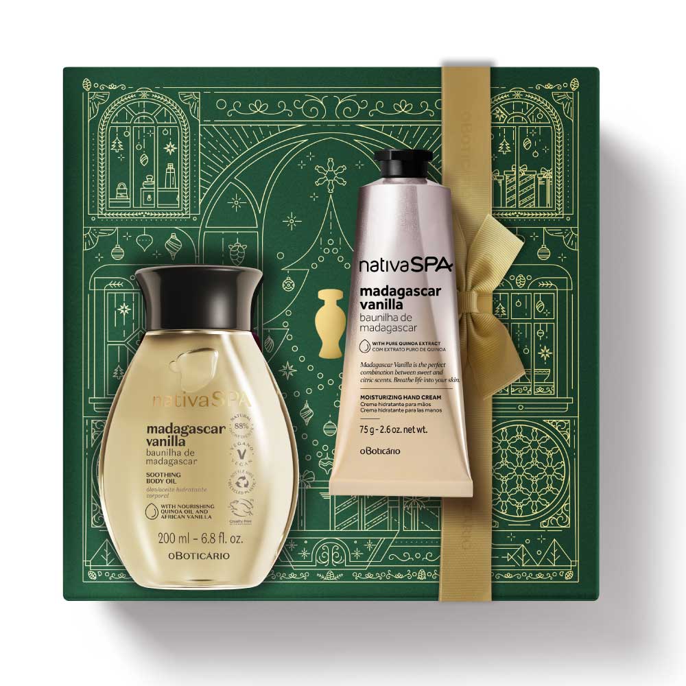 Coffret 2 Baunilha de Madagáscar Nativa Spa by Boticário