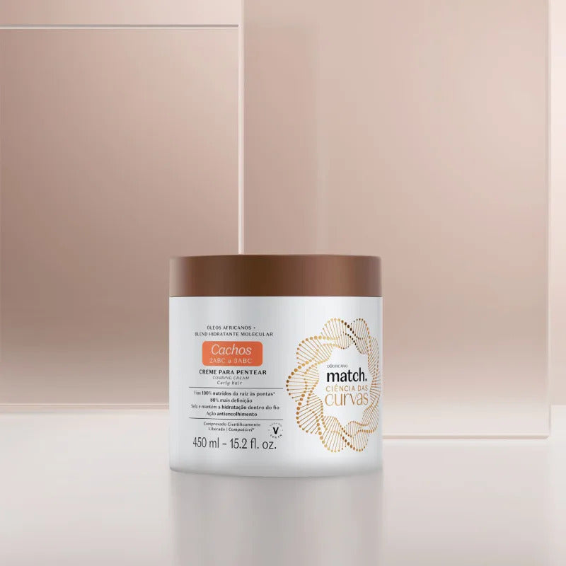 Creme para pentear Match Ciência das Curvas by Boticário, 450 ml