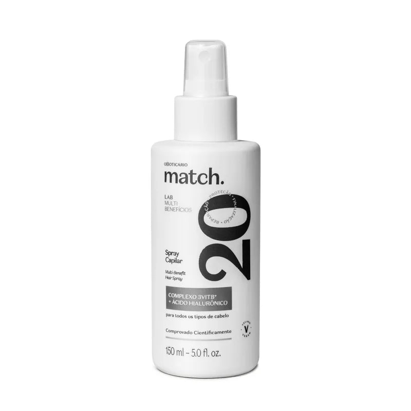 Spray Capilar Multibenefícios Match Lab by Boticário, 150ml