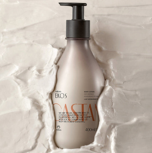 Loção Hidratante corporal Ekos Castanha Natura, 400ml