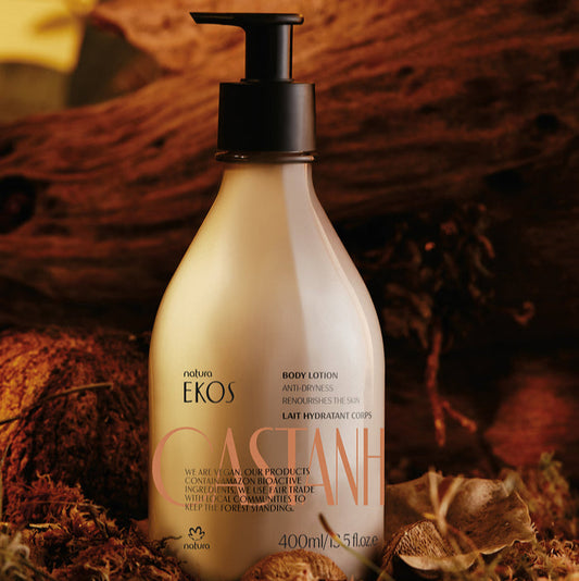 Loção Hidratante corporal Ekos Castanha Natura, 400ml