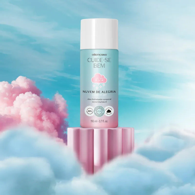 Óleo Hidratante corporal Nuvem de Alegria Cuide-se Bem by Boticário, 110ml