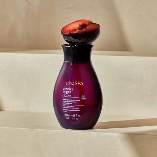 Óleo Hidratante corporal Ameixa Negra Nativa Spa, 200ml