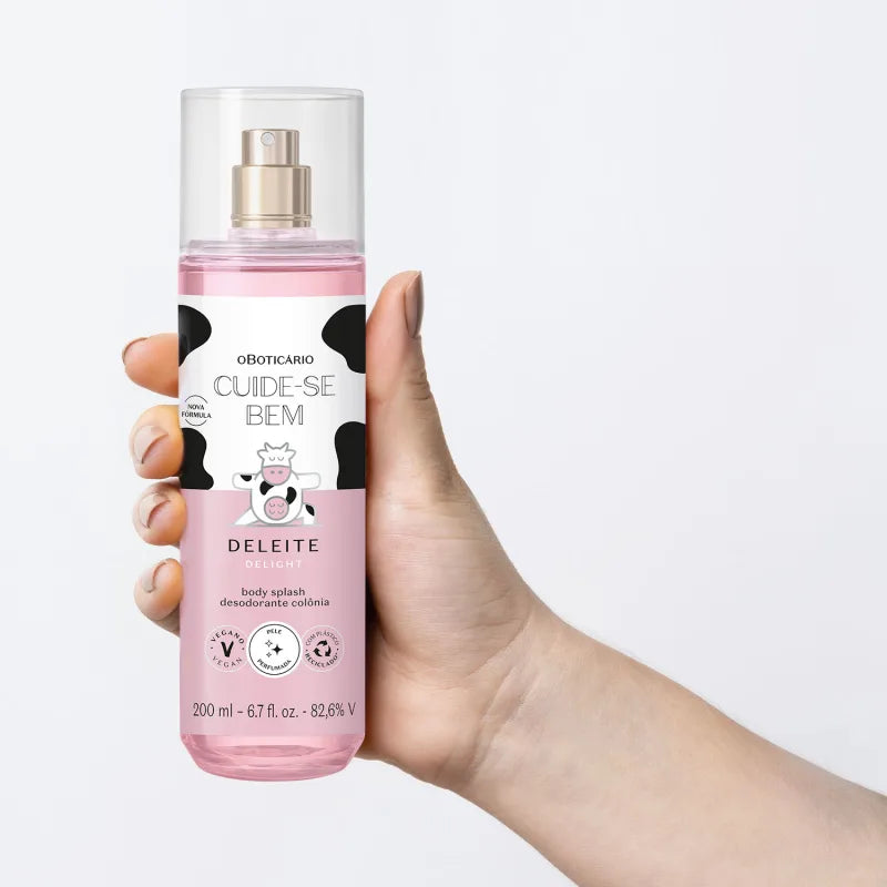 Body Splash Deleite Cuide-se Bem by Boticário, 200ml