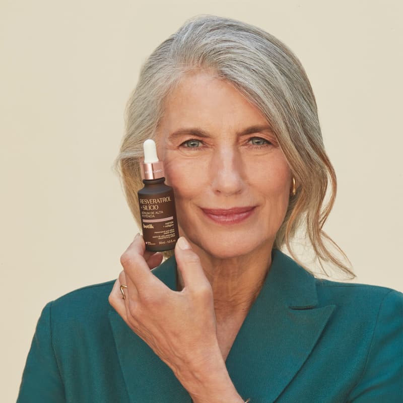 Sérum de Alta Potência Resveratrol + Silício Botik, 30ml
