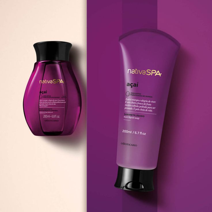 Sabonete Líquido corporal Açaí Nativa Spa, 200ml