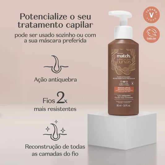 Booster Capilar Reconstrução Match by Boticário, 90ml