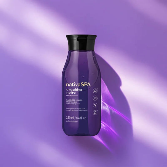 Sabonete líquido corporal perfumado Orquídea Noire Nativa Spa, 250ml