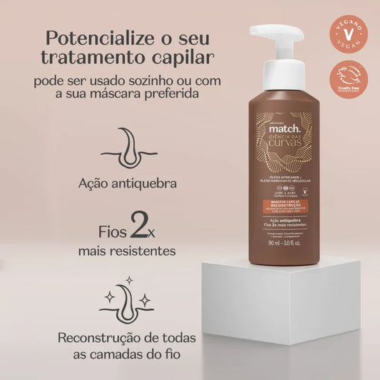 Booster Capilar Reconstrução Match Ciência das Curvas by Boticário, 90ml