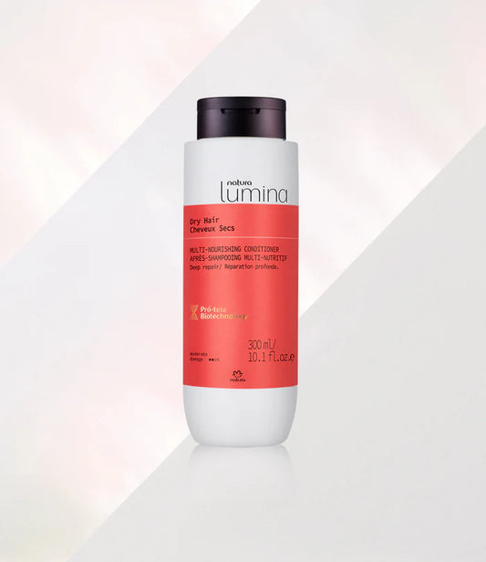 Condicionador Multinutritivo para cabelos secos Lumina Natura, 300ml