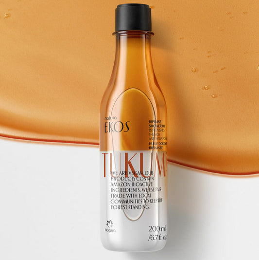 Óleo Bifásico para banho Ekos Tukumã Natura, 200ml