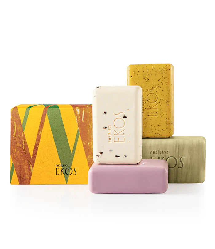 Kit Sabonetes para banho e dusche Ekos, 4 uni