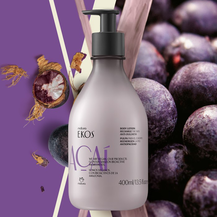 Loção Hidratante corporal Ekos Açaí Natura, 400ml