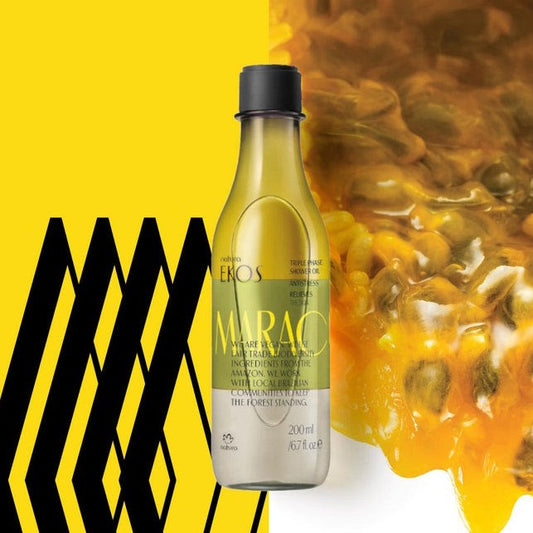 Óleo Trifásico para banho Ekos Maracujá Natura, 200ml