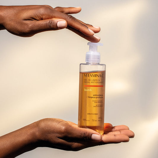 Gel de Limpeza Facial Antioxidante Vitamina C Botik, 200g