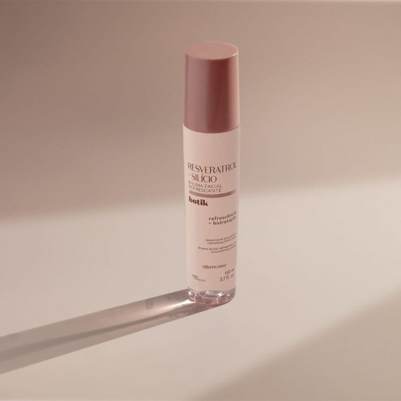 Bruma Facial Refrescante Resveratrol + Silício Botik, 110ml