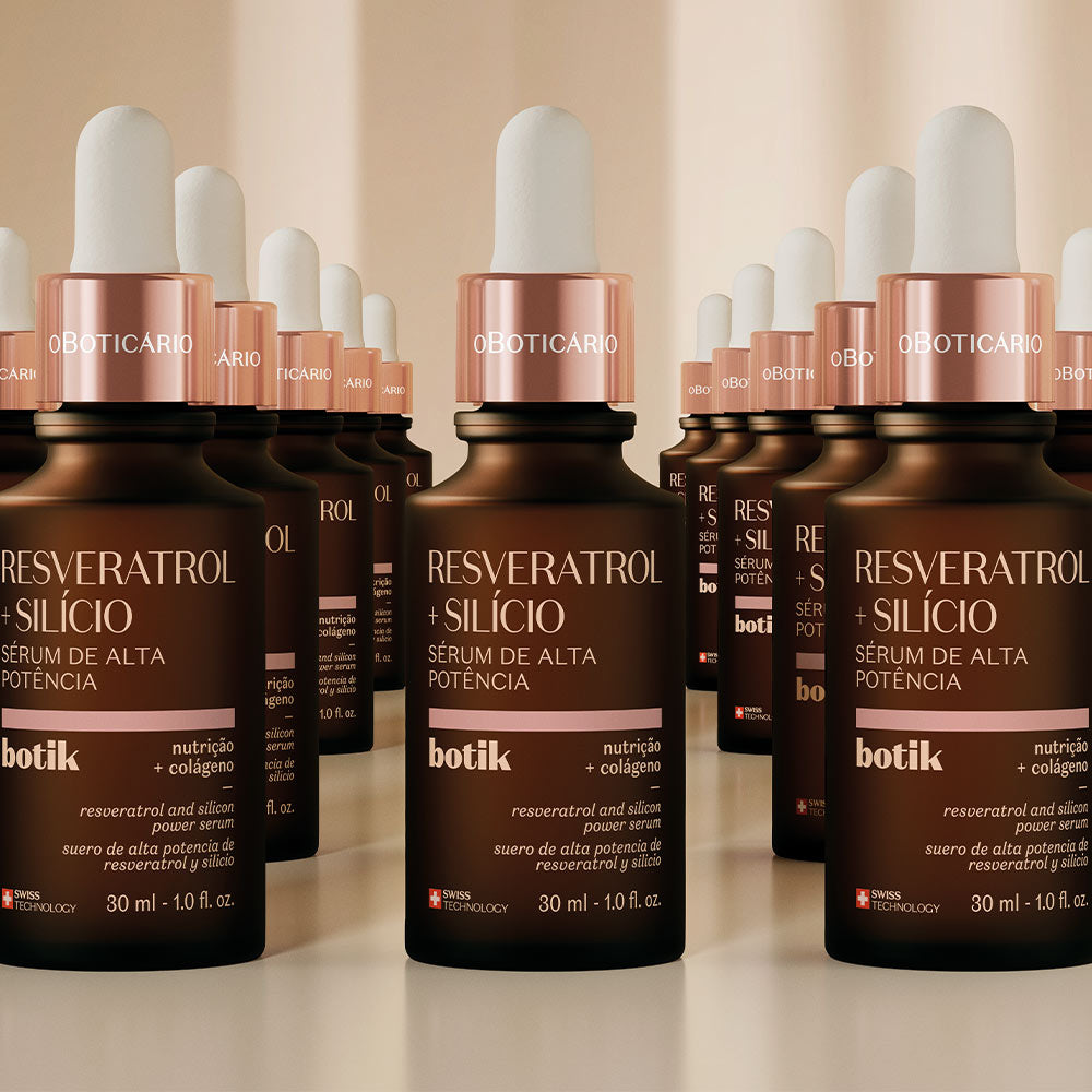 Sérum de Alta Potência Resveratrol + Silício Botik, 30ml