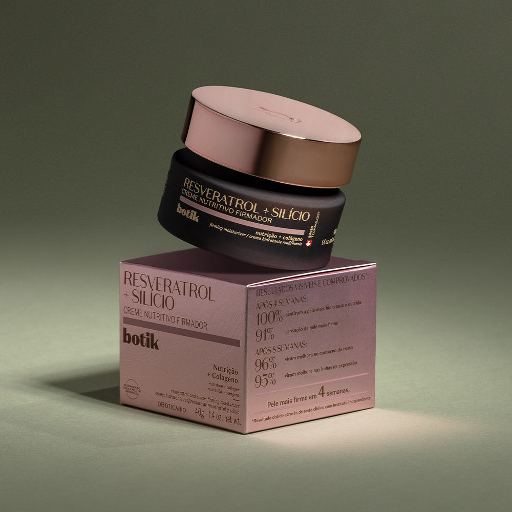 Creme Nutritivo Firmador Resveratrol + Silício Botik, 40g