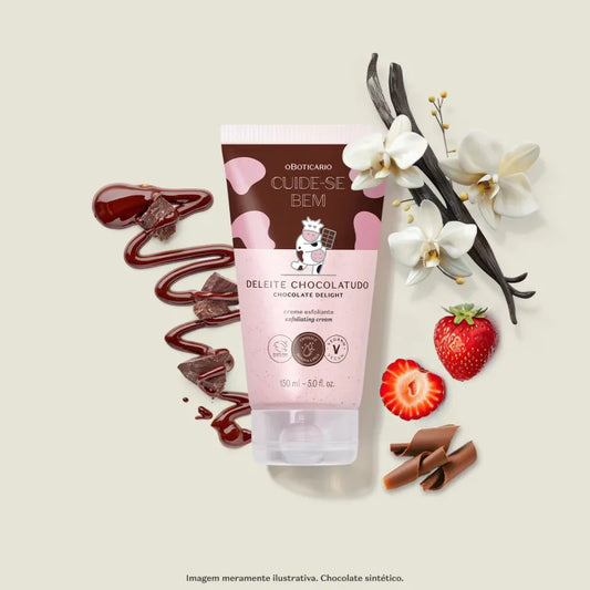 Creme Esfoliante corporal Chocolatudo Cuide-se Bem by Boticário, 150ml